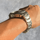 Stealth Crown Watch (Red & Blue Bezel)