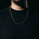 Gold Mini Cuban Link Chain (925 Silver)