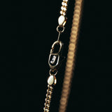 Gold Mini Cuban Link Chain (925 Silver)