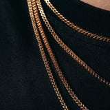 Gold Mini Franco Chain (925 Silver)