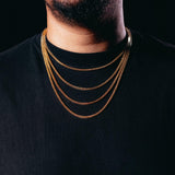 Gold Mini Franco Chain (925 Silver)