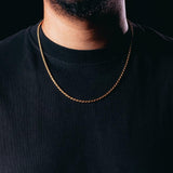 Gold Mini Rope Chain (925 silver)