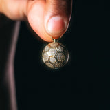 Gold Soccer Ball Pendant