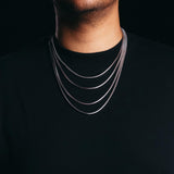 White Gold Mini Snake Chain