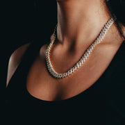 10mm Flooded Gold Cuban Chain