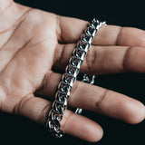 10mm Premium White Gold Miami Cuban Bracelet