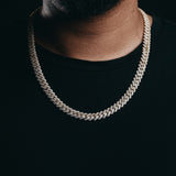 10mm Flooded Gold Cuban Chain