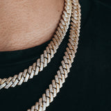 10mm Flooded Gold Cuban Chain