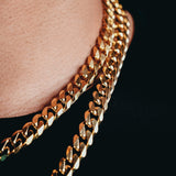 10mm Gold Curb Link Chain