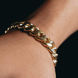 10mm Premium Gold Miami Cuban Bracelet