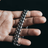 12mm Premium White Gold Miami Cuban Bracelet