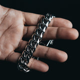 16MM Premium White Gold Miami Cuban Bracelet