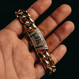 16MM Premium Gold Miami Cuban Bracelet