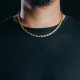 6mm Gold Rope Chain
