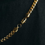 6mm Gold Curb Link Chain