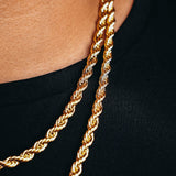 6mm Gold Rope Chain