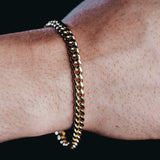 6mm Premium Gold Miami Cuban Bracelet