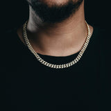 8MM Premium Iced Out Gold Miami Cuban Chain