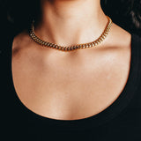 8mm Premium Gold Miami Cuban Chain