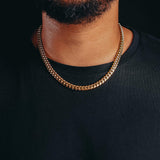 8mm Premium Gold Miami Cuban Chain