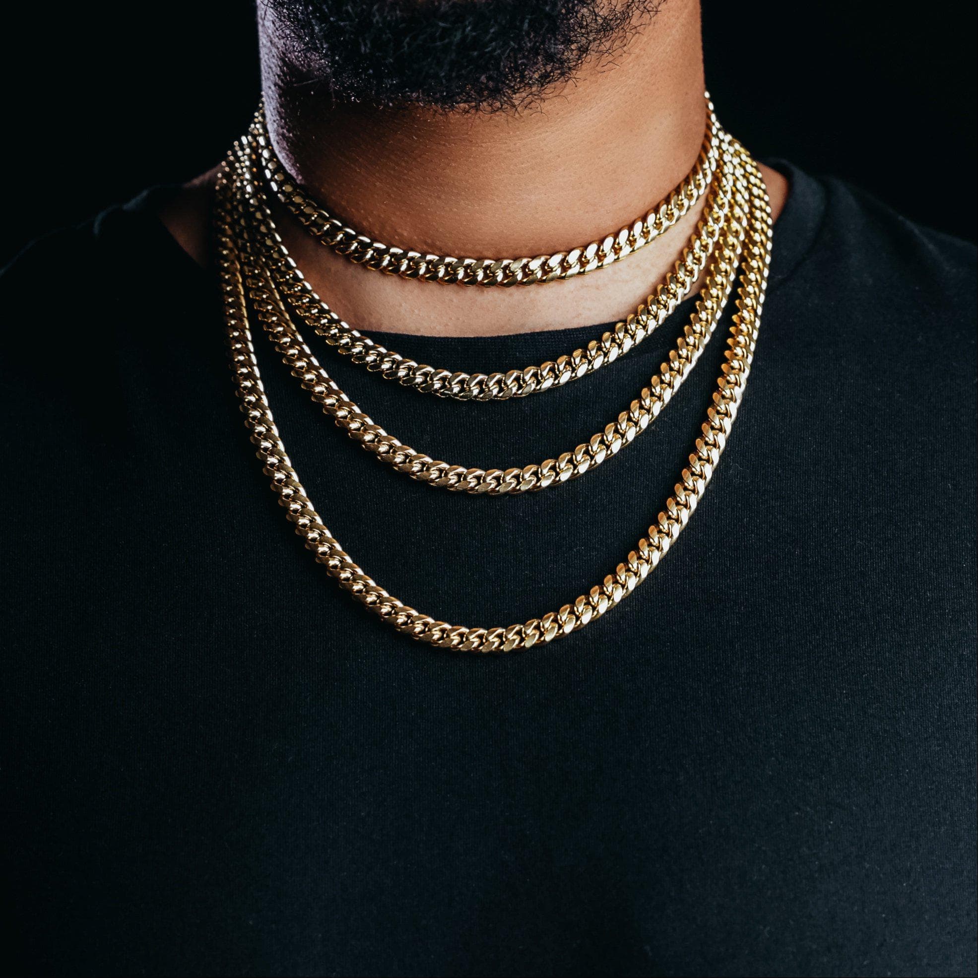 8mm Premium Gold Miami Cuban Chain– Jewellerykings