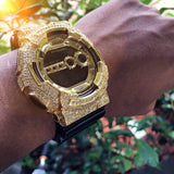 Gold Iced Out GD-100 Watch