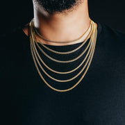 Gold Mini Cuban Link Chain