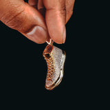 Gold Chuck T Shoe Pendant
