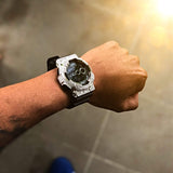 White Gold Iced Out GD-100 Watch