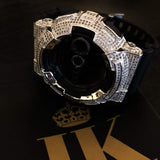 White Gold Iced Out GD-100 Watch