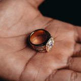 Multi-Cut Gold Diamond Ring