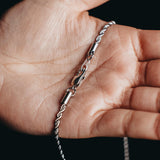 White Gold Mini Rope Chain