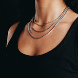 White Gold Mini Rope Chain